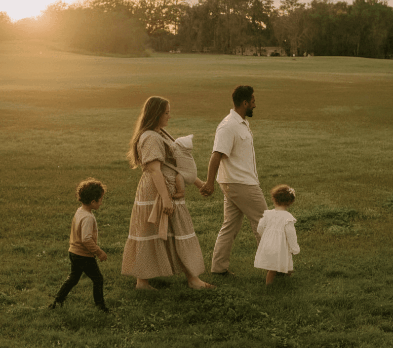 Couple making health choices for conception